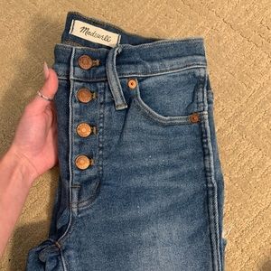 23T Madewell 10” High Rise Skinny Jeans (Stretchy)